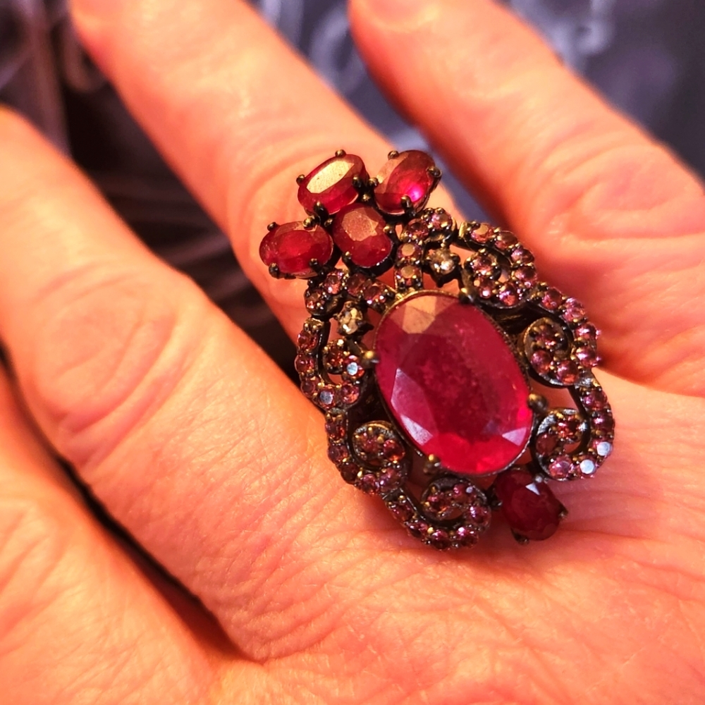 Stunning multi stone ring 7.5